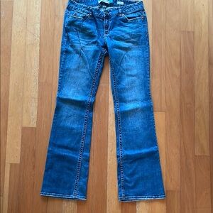 Aeropostale Blue Flare Wide Leg Jeans